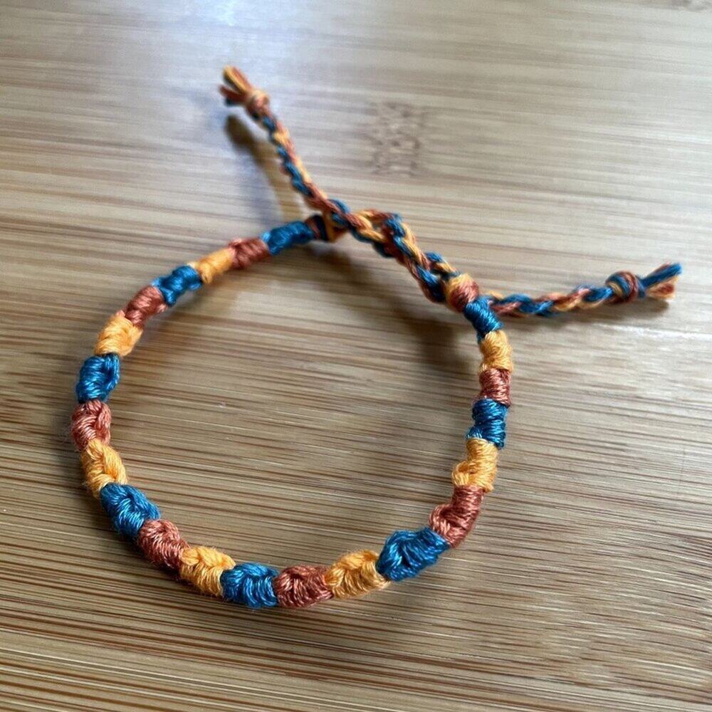 Raya Woven Bracelet anklet trendy comfortable tie embroidery thread woven gift